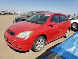 Toyota Vehiculos salvage en venta: 2004 Toyota Corolla Matrix XR