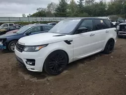 Salvage cars for sale from Copart Davison, MI: 2016 Land Rover Range Rover Sport HST