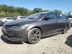 Salvage cars for sale at Waldorf, MD auction: 2015 Chrysler 200 S