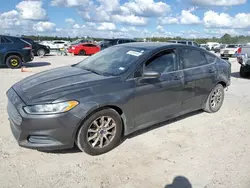 Salvage cars for sale at Houston, TX auction: 2015 Ford Fusion S