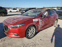 Salvage cars for sale at Houston, TX auction: 2017 Mazda 3 Grand Touring