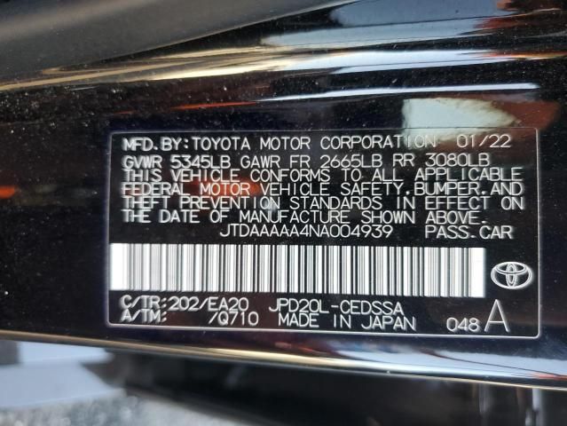 2022 Toyota Mirai LE