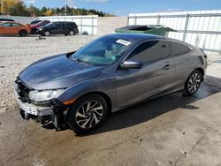 Salvage cars for sale at Franklin, WI auction: 2017 Honda Civic LX