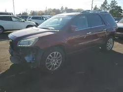 Salvage cars for sale from Copart Denver, CO: 2015 GMC Acadia SLT-1