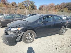 Salvage cars for sale at Waldorf, MD auction: 2015 Honda Civic SE