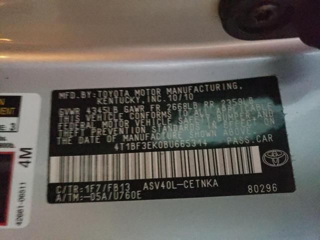 2011 Toyota Camry Base