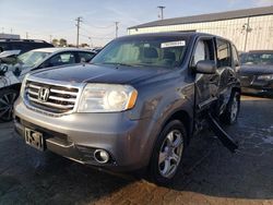 Vehiculos salvage en venta de Copart Chicago Heights, IL: 2013 Honda Pilot EXL