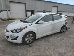 Salvage cars for sale at Leroy, NY auction: 2016 Hyundai Elantra SE