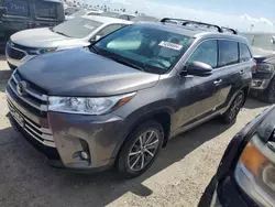 Toyota Highlander se salvage cars for sale: 2018 Toyota Highlander SE