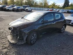 Nissan Leaf salvage cars for sale: 2016 Nissan Leaf SV