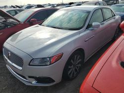 Flood-damaged cars for sale at auction: 2019 Lincoln Continental