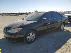 Toyota Camry le salvage cars for sale: 2002 Toyota Camry LE