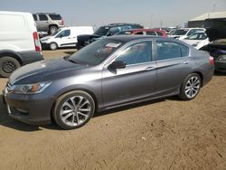 Salvage cars for sale at Brighton, CO auction: 2014 Honda Accord Sport