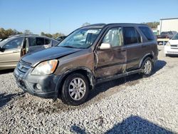 Salvage cars for sale at Hueytown, AL auction: 2006 Honda CR-V EX