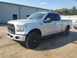 Salvage cars for sale at Grenada, MS auction: 2016 Ford F150 Super Cab