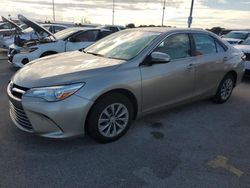 Salvage cars for sale at Riverview, FL auction: 2015 Toyota Camry LE