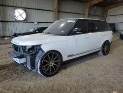 Land Rover Vehiculos salvage en venta: 2016 Land Rover Range Rover Supercharged