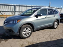 Salvage cars for sale at Dyer, IN auction: 2012 Honda CR-V EXL