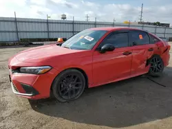 Vehiculos salvage en venta de Copart Chicago Heights, IL: 2022 Honda Civic Sport