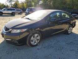 Salvage cars for sale at Waldorf, MD auction: 2013 Honda Civic LX