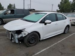 Salvage cars for sale at Rancho Cucamonga, CA auction: 2021 Toyota Corolla LE