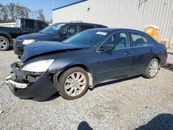 Salvage cars for sale at Spartanburg, SC auction: 2007 Honda Accord EX