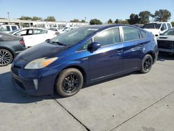 Salvage cars for sale at Sacramento, CA auction: 2012 Toyota Prius