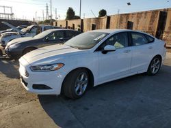 Salvage cars for sale at Wilmington, CA auction: 2016 Ford Fusion S