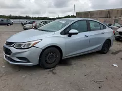 Chevrolet Vehiculos salvage en venta: 2017 Chevrolet Cruze LS