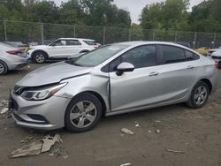 Chevrolet Vehiculos salvage en venta: 2017 Chevrolet Cruze LS