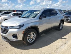 Salvage cars for sale at Arcadia, FL auction: 2022 Chevrolet Traverse LS