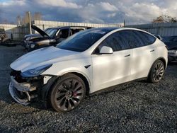 Carros salvage a la venta en subasta: 2020 Tesla Model Y