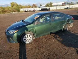 Toyota Corolla salvage cars for sale: 2014 Toyota Corolla L