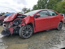 Salvage cars for sale at Waldorf, MD auction: 2015 Toyota Corolla L