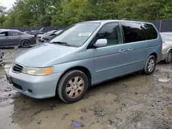 Salvage cars for sale at Waldorf, MD auction: 2004 Honda Odyssey EXL