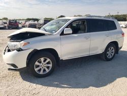 Toyota Highlander salvage cars for sale: 2013 Toyota Highlander Base