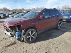 Jeep salvage cars for sale: 2019 Jeep Cherokee Limited