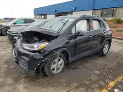 Salvage cars for sale at Woodhaven, MI auction: 2017 Chevrolet Trax 1LT