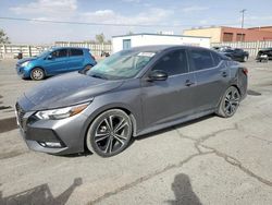 Salvage cars for sale at Anthony, TX auction: 2021 Nissan Sentra SR