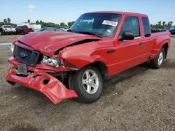 Salvage cars for sale from Copart Mercedes, TX: 2004 Ford Ranger Super Cab