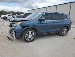 Carros salvage para piezas a la venta en subasta: 2017 Honda Pilot Exln