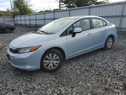 Salvage cars for sale at Windsor, NJ auction: 2012 Honda Civic LX