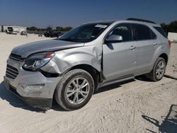 Salvage cars for sale at New Braunfels, TX auction: 2017 Chevrolet Equinox LT