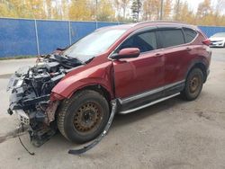 Salvage SUVs for sale at auction: 2017 Honda CR-V Touring