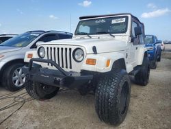 Salvage cars for sale at Riverview, FL auction: 2001 Jeep Wrangler / TJ Sahara