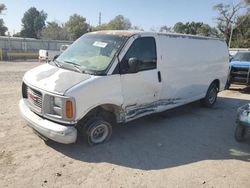 Salvage trucks for sale at Wichita, KS auction: 2001 GMC Savana G2500