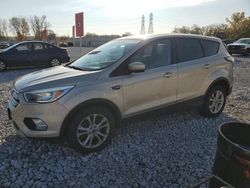 Salvage cars for sale at Barberton, OH auction: 2017 Ford Escape SE