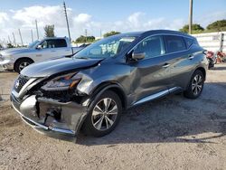 Salvage cars for sale at Miami, FL auction: 2019 Nissan Murano S