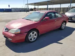 Salvage cars for sale at Anthony, TX auction: 2001 Acura 3.2CL TYPE-S