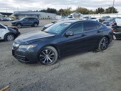 Acura TLX Tech salvage cars for sale: 2015 Acura TLX Tech